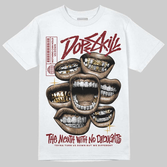 Dunk Low SE Sisterhood Sail Team Red W DopeSkill T-Shirt The Mouth With No Droughts Graphic Streetwear - White