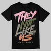 SB Dunk Low Pro x Arts-Rec Skateshop Rust Pink and Rough Green DopeSkill T-Shirt They Not Like Us Graphic Streetwear - black
