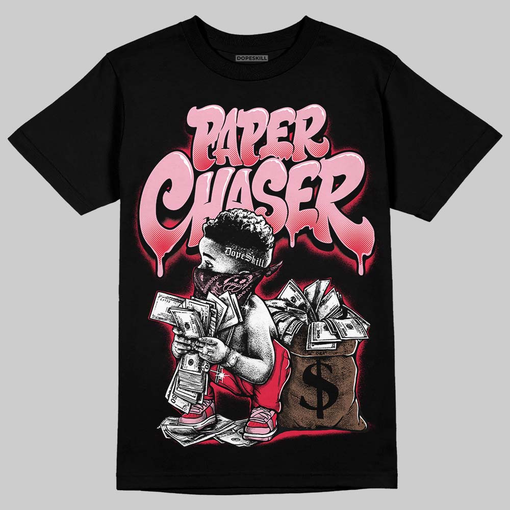Dunk Low Valentine's Day (2026) DopeSkill T-Shirt Paper Chaser Boy Graphic Streetwear - Black