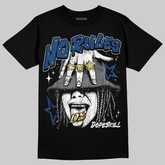 Jordan 9 Retro 'Flint Grey' 2026 DopeSkill T-Shirt No Rules Graphic Streetwear - Black