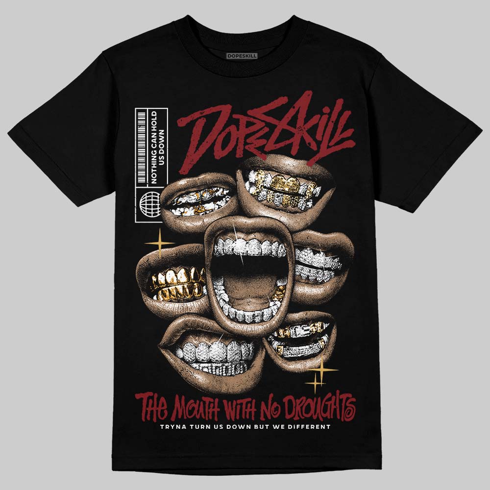 Dunk Low SE Sisterhood Sail Team Red W DopeSkill T-Shirt The Mouth With No Droughts Graphic Streetwear - Black