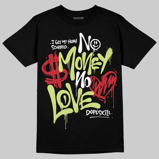 Jordan 11 “Inner Beast” DopeSkill T-Shirt No Money No Love Typo Graphic Streetwear - Black
