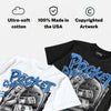 Black University Blue 5s DopeSkill T-Shirt Pocket Change Graphic