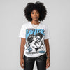 Legend Blue 11s DopeSkill Oversize Print T-Shirt Real Ones Choose Loyalty Graphic