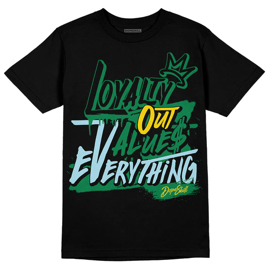 Jordan 5 “Lucky Green” DopeSkill T-Shirt LOVE Graphic Streetwear - Black