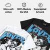 Legend Blue 11s DopeSkill Oversize Print T-Shirt Real Ones Choose Loyalty Graphic