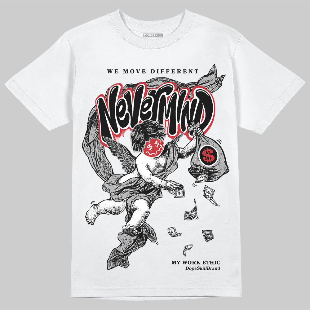 Jordan 11 “Bred Velvet” DopeSkill T-Shirt Nevermind Graphic Streetwear - White