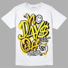 Jordan 4 Retro “Vivid Sulfur” DopeSkill T-Shirt No Days Off Graphic Streetwear - White 