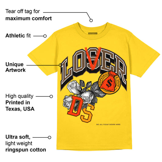 Yellow Ochre 6s DopeSkill Yellow T-shirt Loser Lover Graphic