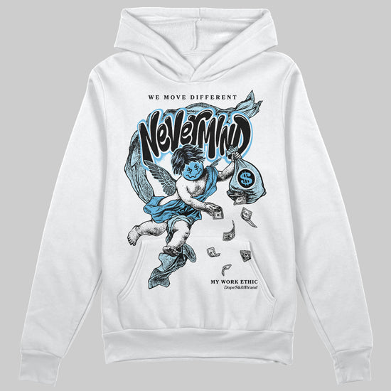 Jordan 11 Retro Legend Blue DopeSkill Hoodie Sweatshirt Nevermind Graphic Streetwear - White