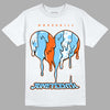 Dunk Low Futura University Blue DopeSkill T-Shirt Juneteenth Heart Graphic Streetwear - White