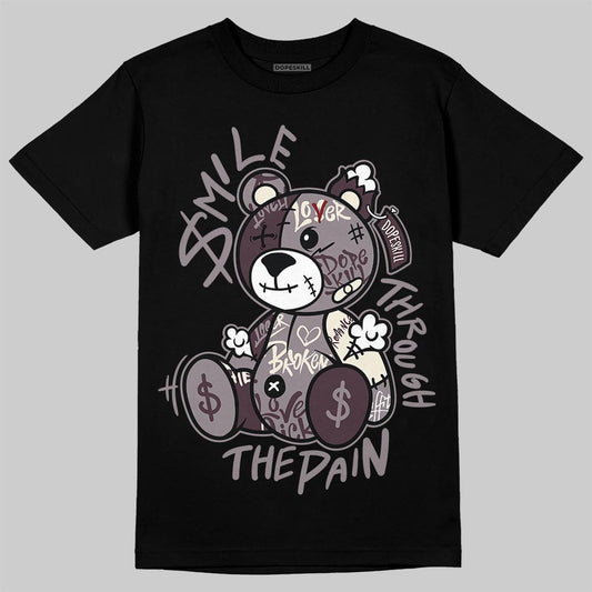 A Ma Maniére x Air Jordan 6 Retro “Smoky Mauve”⁠ DopeSkill T-Shirt Smile Through The Pain Graphic Streetwear - black