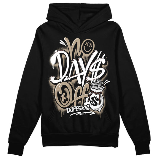 Jordan 1 High OG “Latte” DopeSkill Hoodie Sweatshirt No Days Off Graphic Streetwear - Black