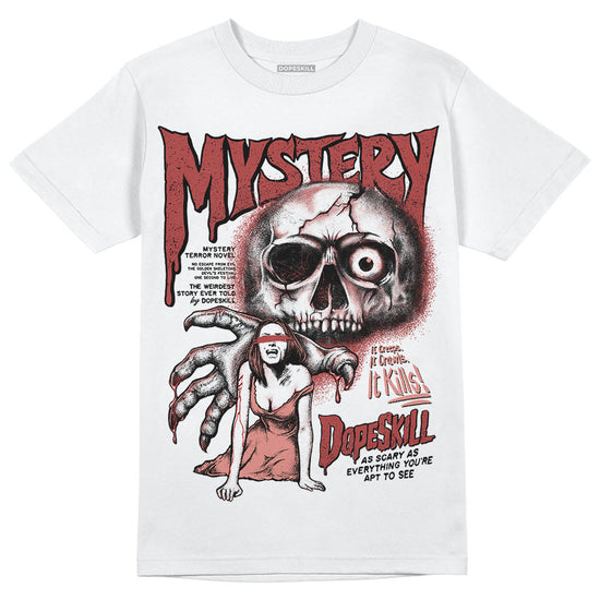 Jordan 13 “Dune Red” DopeSkill T-Shirt Mystery Ghostly Grasp Graphic Streetwear - White