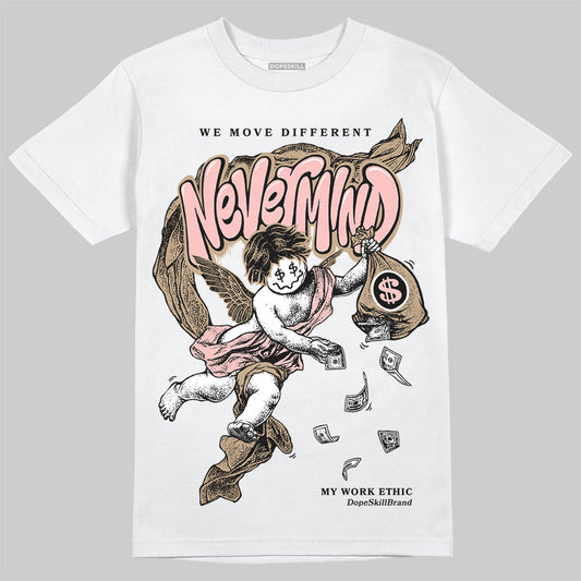 Nike Air Force 1 Low Canvas “Linen” DopeSkill T-Shirt Nevermind Graphic Streetwear - White