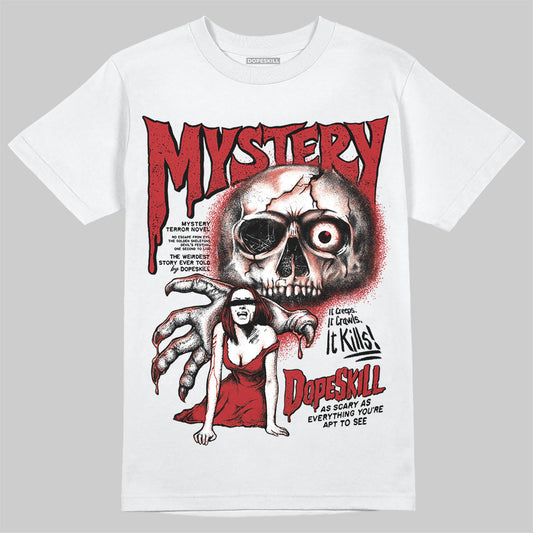 Jordan 12 Retro Flu Game (2025) DopeSkill T-Shirt Mystery Ghostly Grasp Graphic Streetwear - White