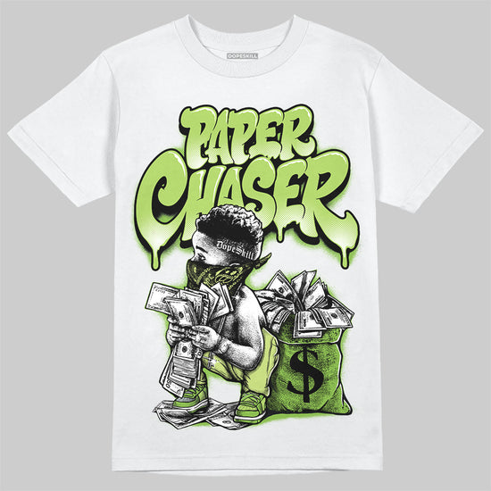 Air Max 95 Big Bubble Neon Yellow DopeSkill T-Shirt Paper Chaser Boy Graphic Streetwear - White
