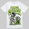 Air Max 95 Big Bubble Neon Yellow DopeSkill T-Shirt Paper Chaser Boy Graphic Streetwear - White