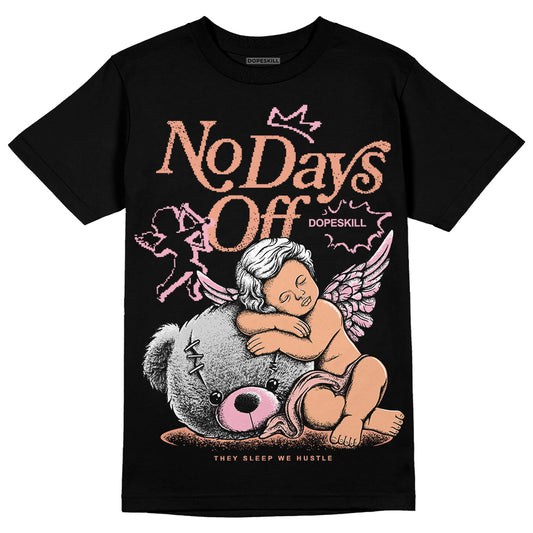 Jordan 11 Low “Legend Pink” DopeSkill T-Shirt New No Days Off Graphic Streetwear - Black