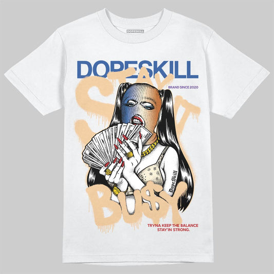 Jordan 17 Retro Low SP Infinite Archives DopeSkill T-Shirt Stay It Busy Graphic Streetwear - White