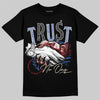 Jordan Spizike Low “Storm Blue” DopeSkill T-Shirt Trust No One Graphic Streetwear - Black