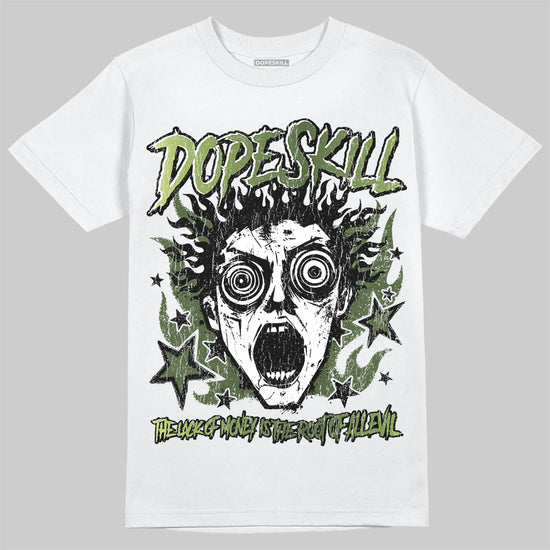Foamposite Pro 'Pine Green' DopeSkill T-Shirt Root of Evil Graphic Streetwear - White