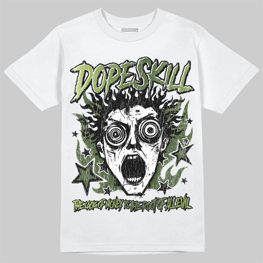 Foamposite Pro 'Pine Green' DopeSkill T-Shirt Root of Evil Graphic Streetwear - White