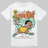 SB Dunk Low Rodeo Tourmaline DopeSkill T-Shirt No Fake Love Graphic Streetwear - White 