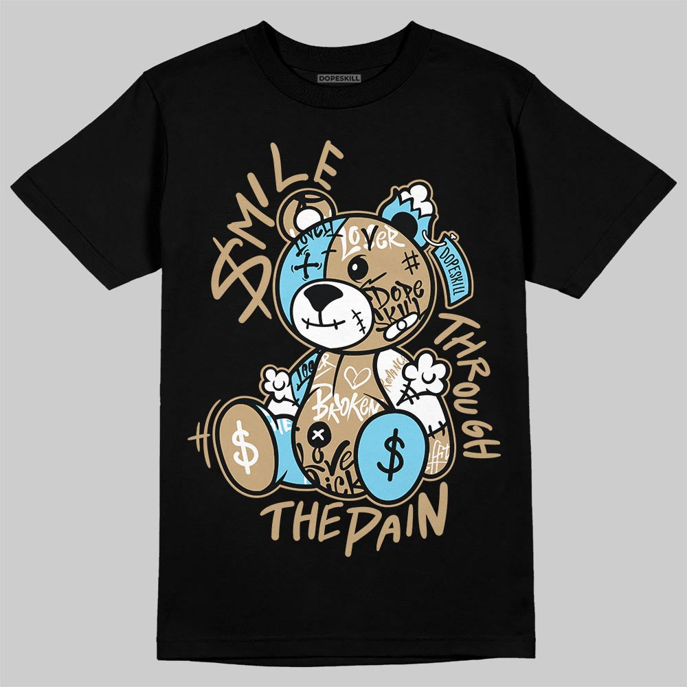 Jordan 11 City Pack “H-Town” DopeSkill T-Shirt Smile Through The Pain Graphic Streetwear - Black