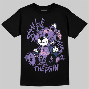 Jordan 11 "Mojave" DopeSkill T-Shirt Smile Through The Pain Graphic Streetwear - Black