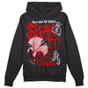 Jordan 4 Retro Red Cement DopeSkill Hoodie Sweatshirt Speak It Graphic Streetwear - Black