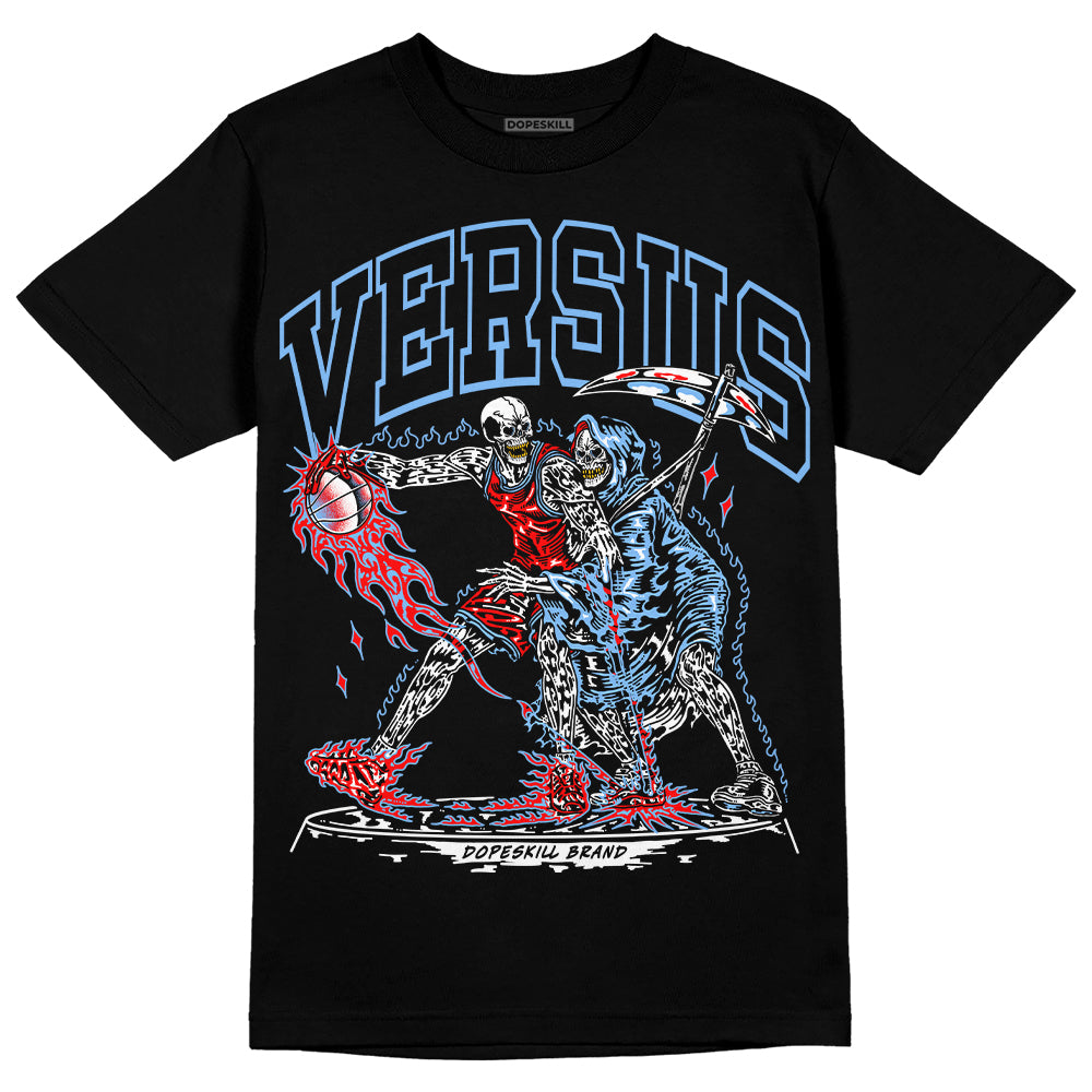 Jordan 9 Powder Blue DopeSkill T-Shirt VERSUS Graphic Streetwear - Black