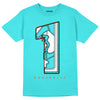 Dunk Low “Miami Dolphins” DopeSkill Tahiti Blue T-shirt No.1 Graphic Streetwear 