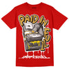 Red Sneakers DopeSkill Red T-shirt Paid In Full Graphic Streetwear