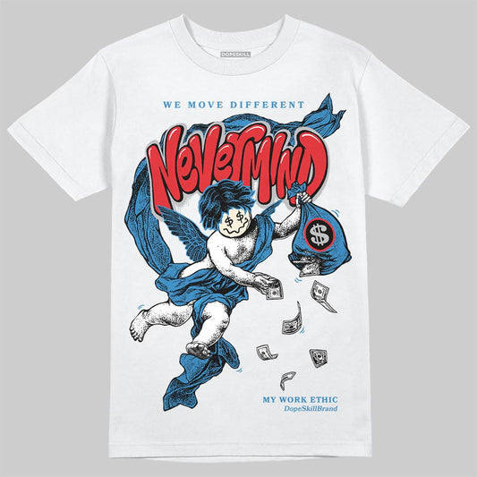 Jordan 3 Retro OG Rare Air DopeSkill T-Shirt Nevermind Graphic Streetwear - White