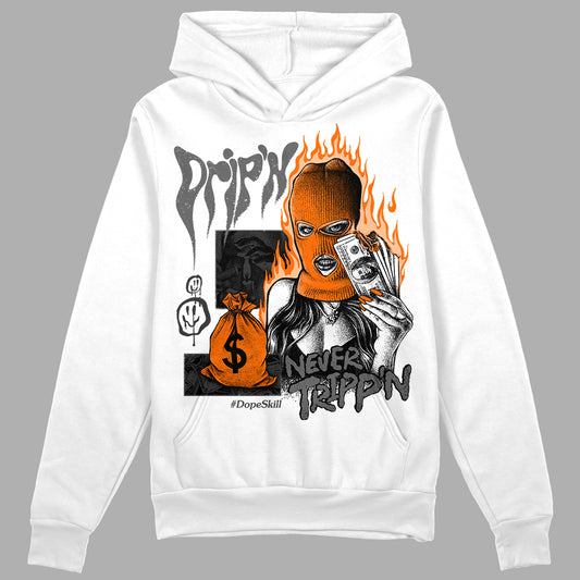 Jordan 3 Retro 'Fear Pack' DopeSkill Hoodie Sweatshirt Drip'n Never Tripp'n Graphic Streetwear - White