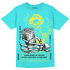 New Balance 9060 “Cyan Burst” DopeSkill Virtual Blue T-Shirt Show Me The Money Graphic Streetwear