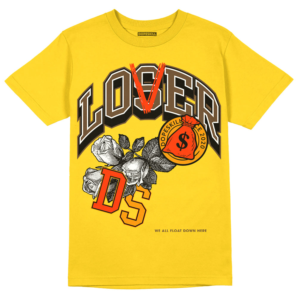 Jordan 6 “Yellow Ochre” DopeSkill Yellow T-shirt Loser Lover Graphic Streetwear