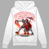 Jordan 4 Retro Red Cement DopeSkill Hoodie Sweatshirt VERSUS Graphic Streetwear - White
