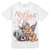 Jordan 11 Low “Legend Pink” DopeSkill T-Shirt New No Days Off Graphic Streetwear - White