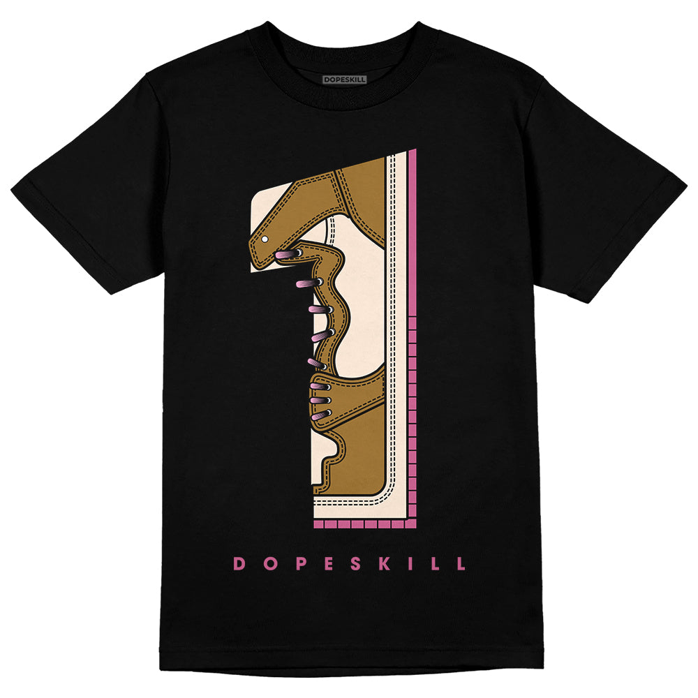 Dunk Low Just Do It “Bronzine/Playful Pink” DopeSkill T-Shirt No.1 Graphic Streetwear - Black 