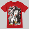 Nigel Sylvester x Air Jordan 4 ‘Brick by Brick’ DopeSkill T-Shirt New H.M.O Graphic Streetwear - Red