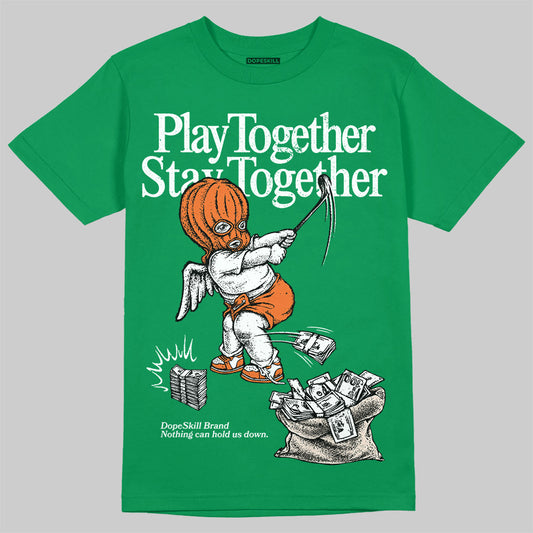 Jordan 3 Retro SP Nina Chanel Abney Bicoastal DopeSkill Green T-shirt Play together, Stay together Graphic Streetwear