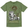 Olive Sneakers DopeSkill Olive T-shirt Show Me The Money Graphic Streetwear