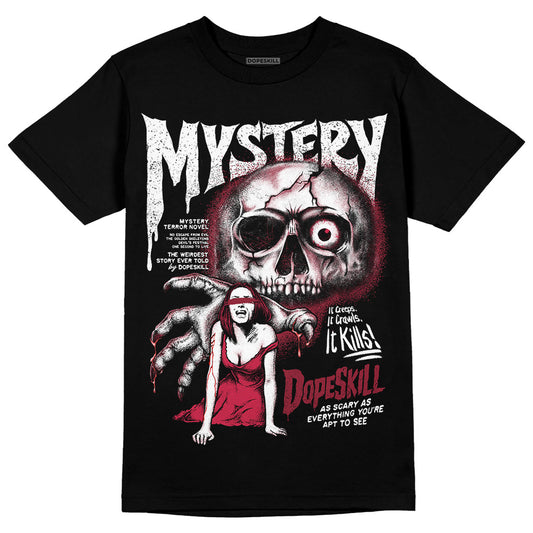 Jordan 1 Retro High '85 OG Metallic Burgundy DopeSkill T-Shirt Mystery Ghostly Grasp Graphic Streetwear - Black