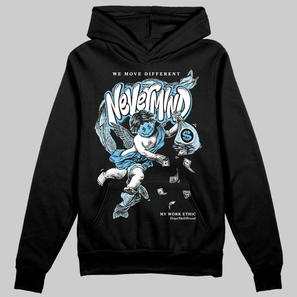 Jordan 11 Retro Legend Blue DopeSkill Hoodie Sweatshirt Nevermind Graphic Streetwear - Black