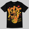 Yellow Sneakers DopeSkill T-Shirt Love Shot Graphic Streetwear - black