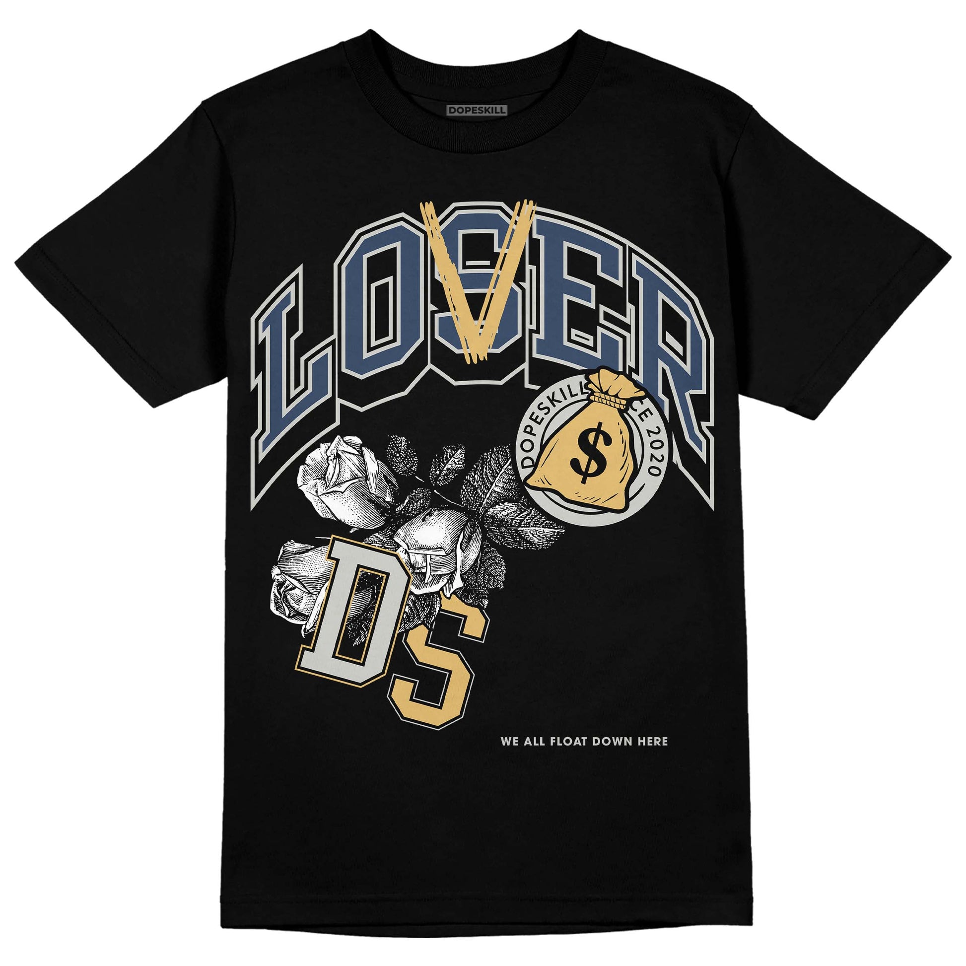 A Ma Maniere x Jordan 5 Dawn “Photon Dust” DopeSkill T-Shirt Loser Lover Graphic Streetwear - Black