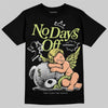 Jordan 4 GS “Light Lemon Twist” DopeSkill T-Shirt New No Days Off Graphic Streetwear - Black