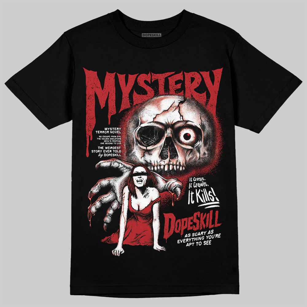 Jordan 12 Retro Flu Game (2025) DopeSkill T-Shirt Mystery Ghostly Grasp Graphic Streetwear - Black